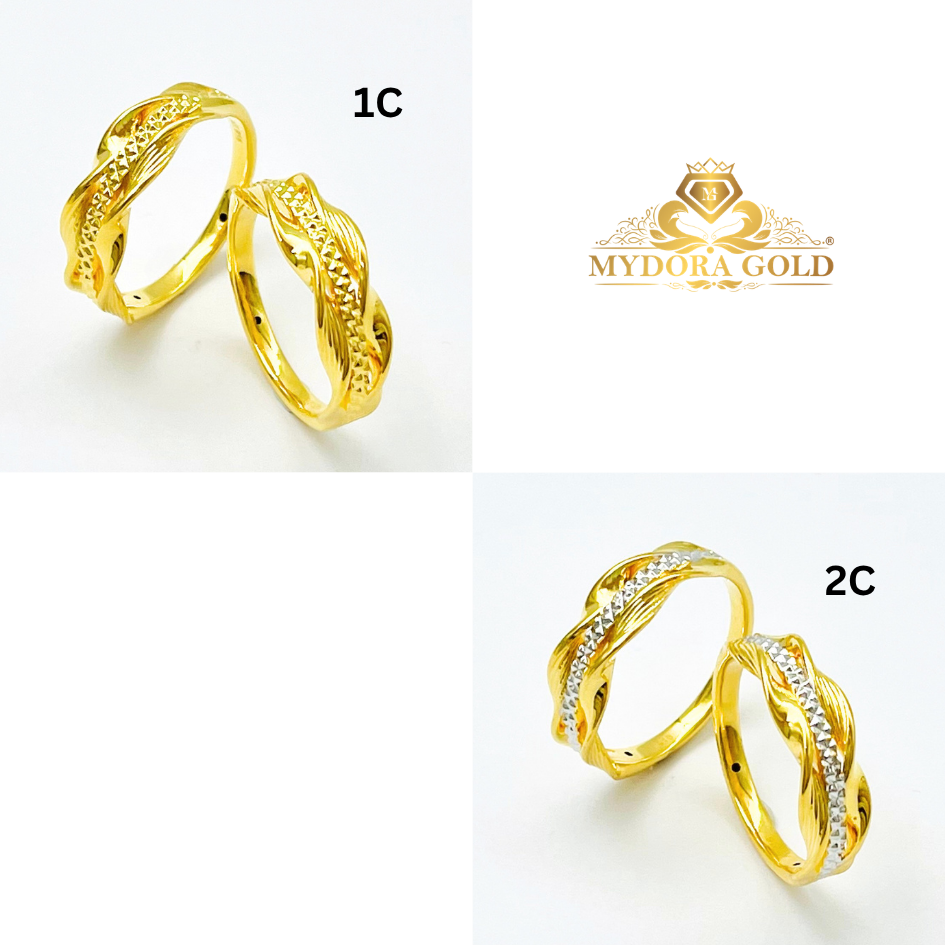 MYDORA EMAS 916 Cincin Twisted Glam (5G) l EMAS 916/22K