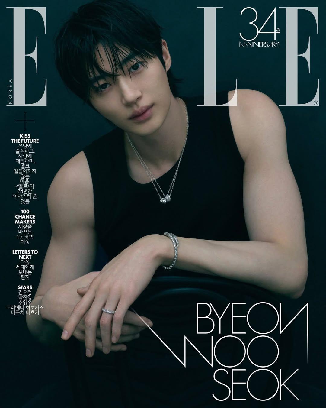 邊佑錫 ELLE 11月號 封面
