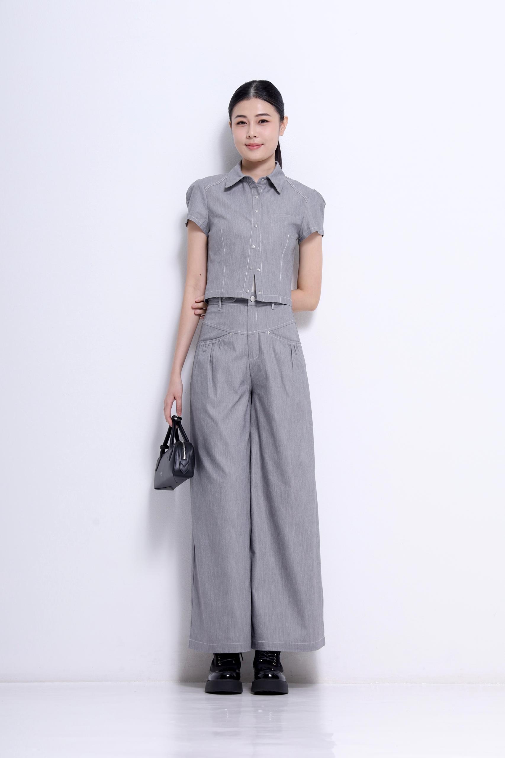 CB2709 + CP1641 Tailored Denim Co-Ord Set