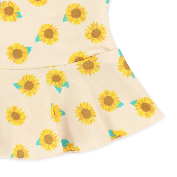 🇯🇵預訂 日本直送🇯🇵兩色花卉滿印荷葉邊分體泳衣