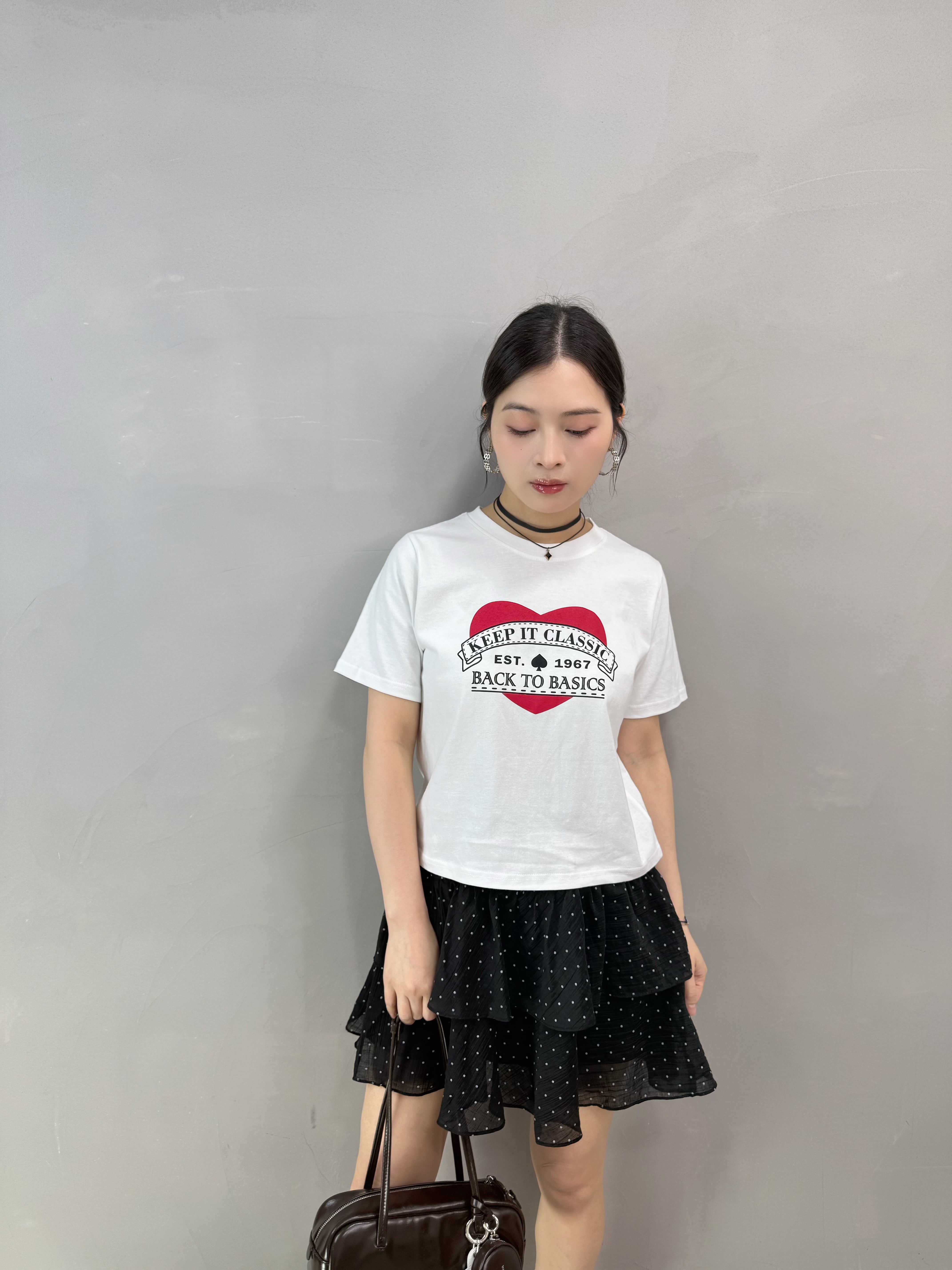 R75 葵扇Print Tee