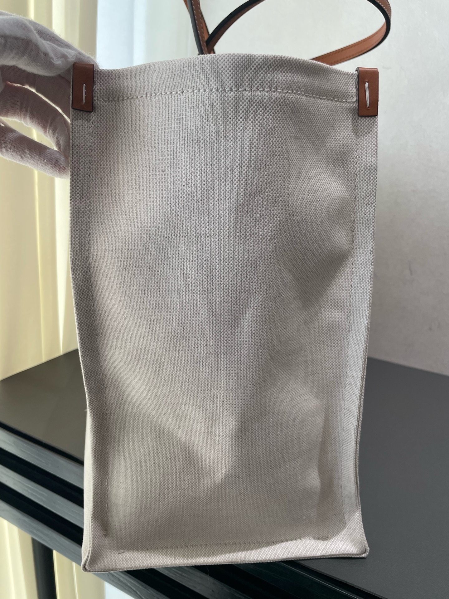 ［預訂貨品］GUCCI米白色帆布雙面tote bag