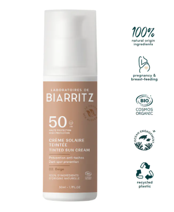 Laboratoires de Biarritz ALGA MARIS 有機紅海藻透薄潤色防曬面霜 SPF50  50ml