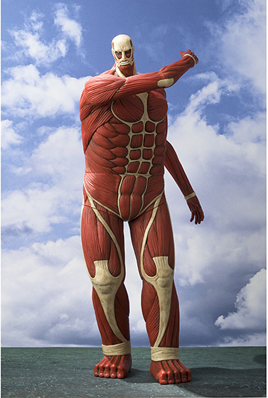 《魂商店限定》超大型巨人 存錢筒 Figure 進擊的巨人 高約60cm