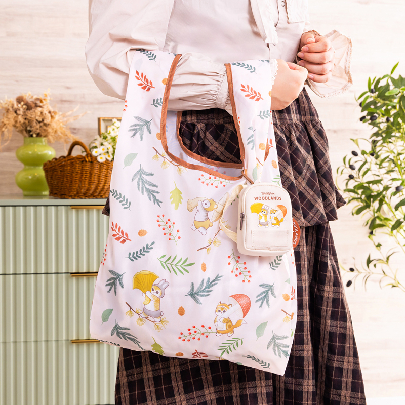 🎀【預訂】Mofusand Woodlands 環保袋連小包