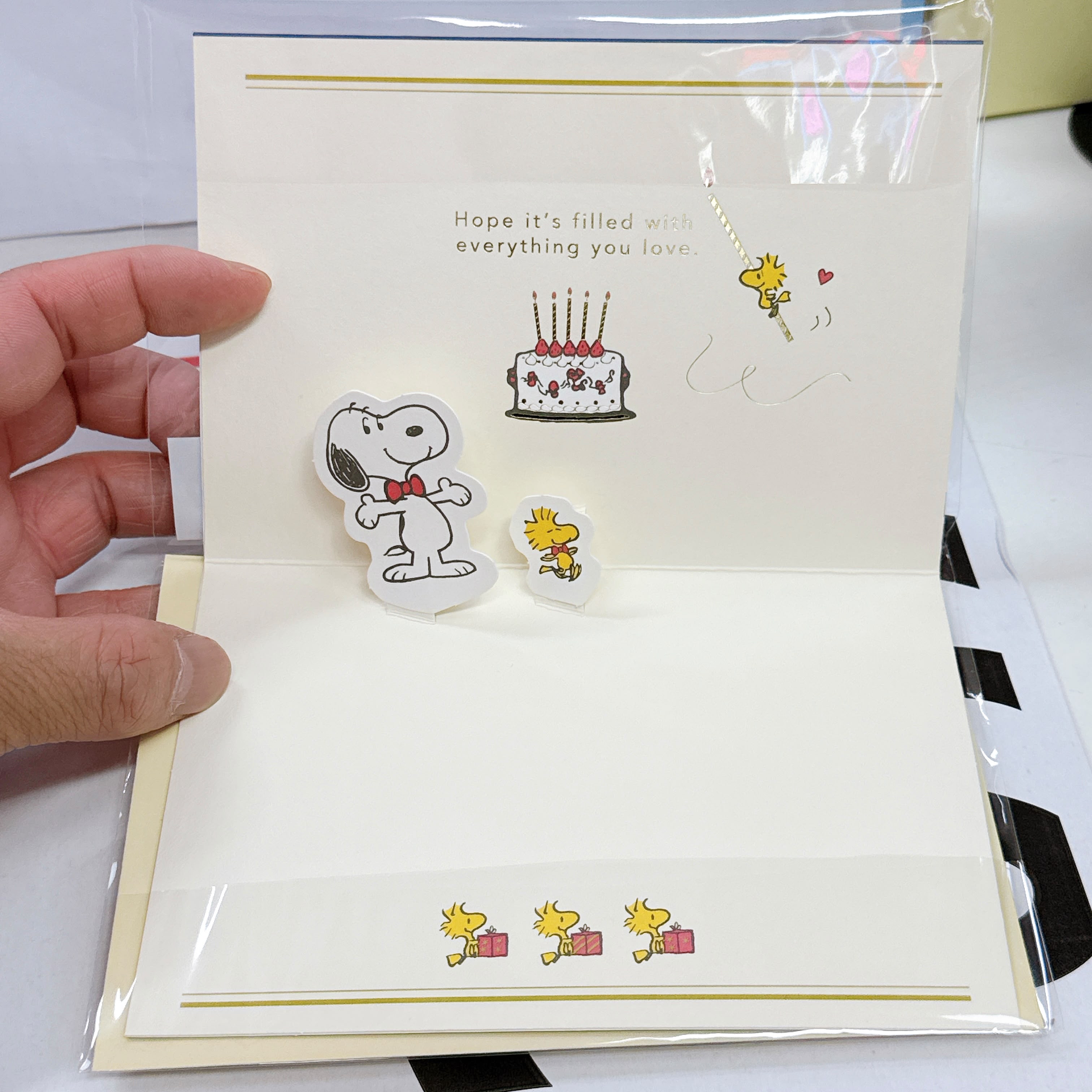 日本直送Snoopy小熊維尼多款新款賀卡生日卡