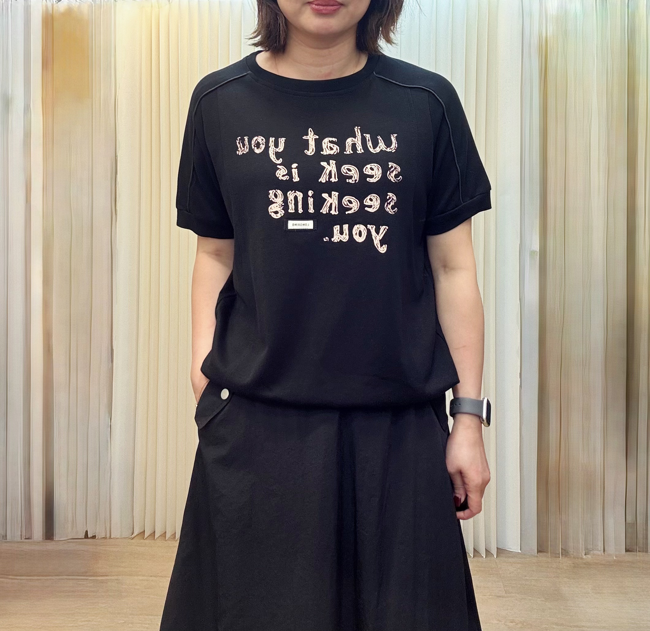 英文字束腳衫M435 416742259