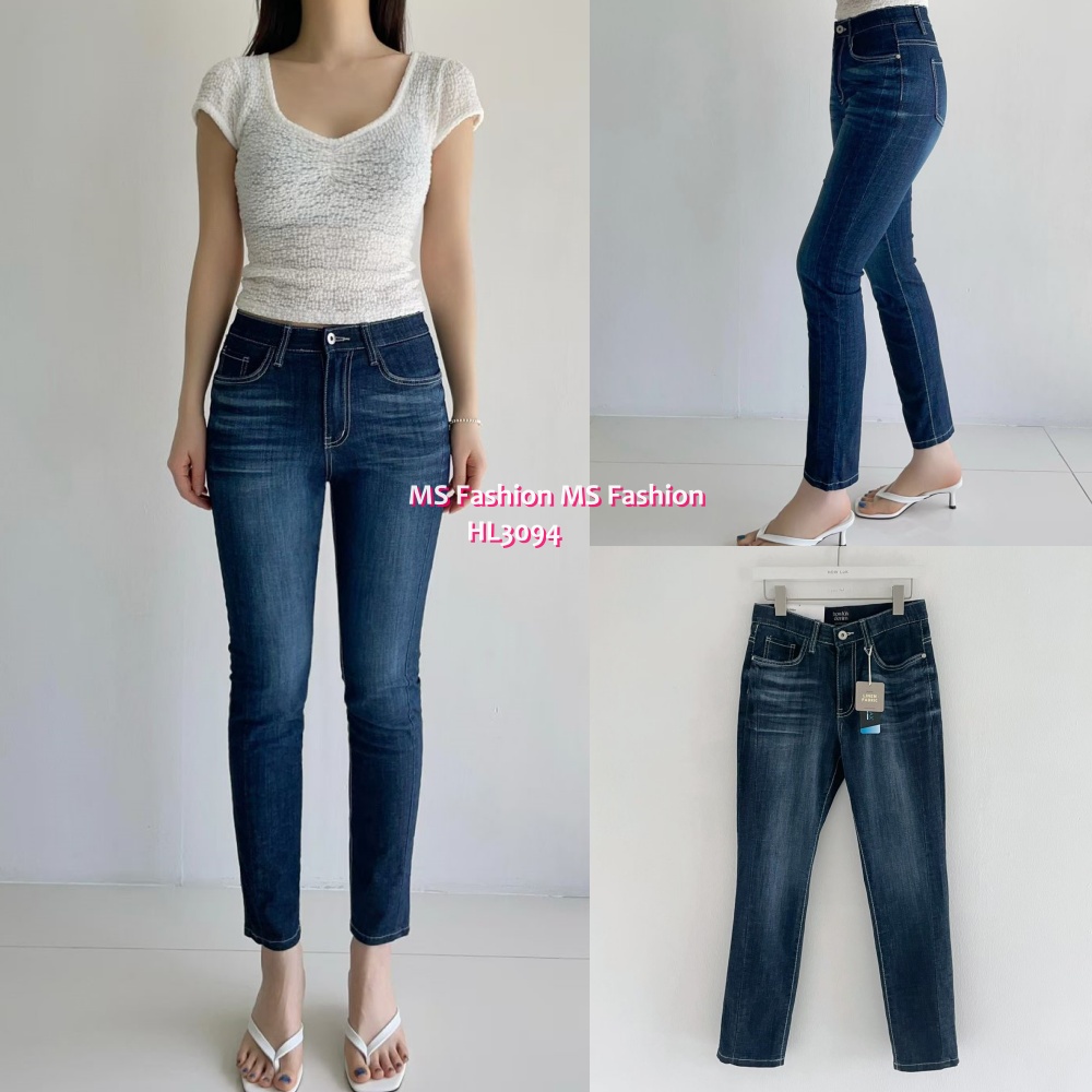 HL3094 韓國🌼Howluk深藍slimcut牛