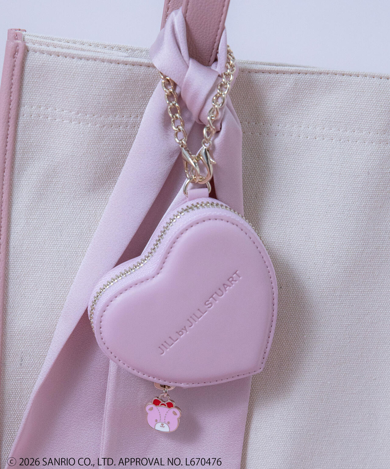 🎀【預訂】 JILL by JILL STUART Tiny Chum Collaboration Pouch Charm - Pink