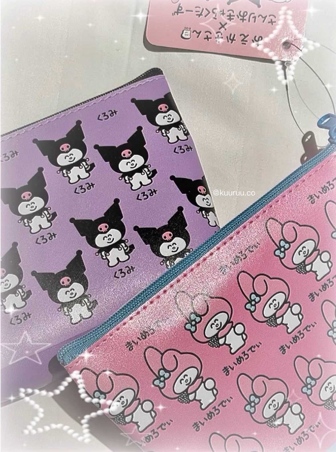 現貨｜♡Oekaki-san x kuromi / Melody 化妝袋 ♡