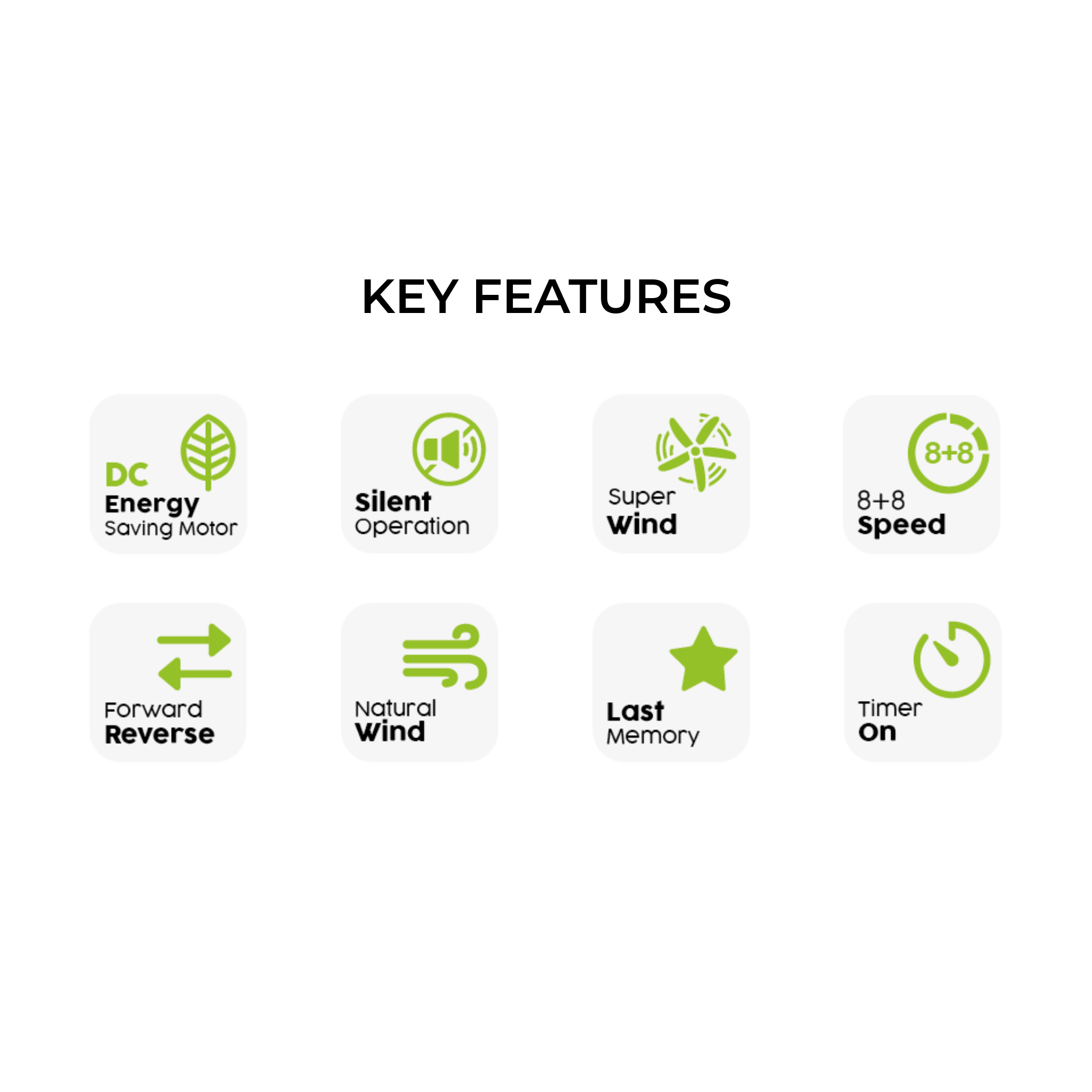 Alpha 56" AX80 5-Blade Ceiling Fan (AX80)