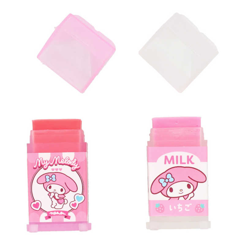My Melody 雪櫃造型潤唇膏收納盒連兩支潤唇膏