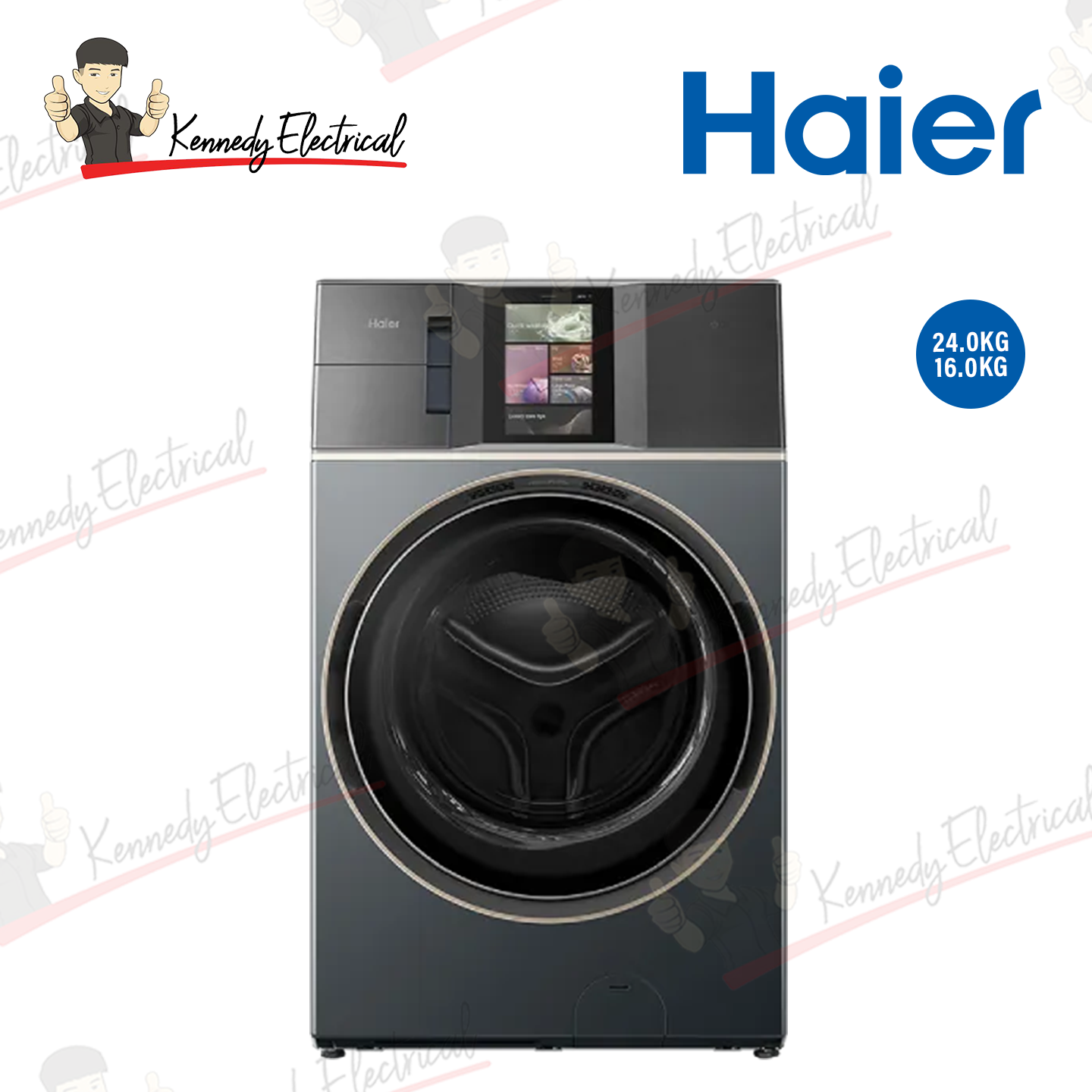 Haier 24kg/13kg Duo Drum Washer Dryer (HWD240-BD12LGNU1)