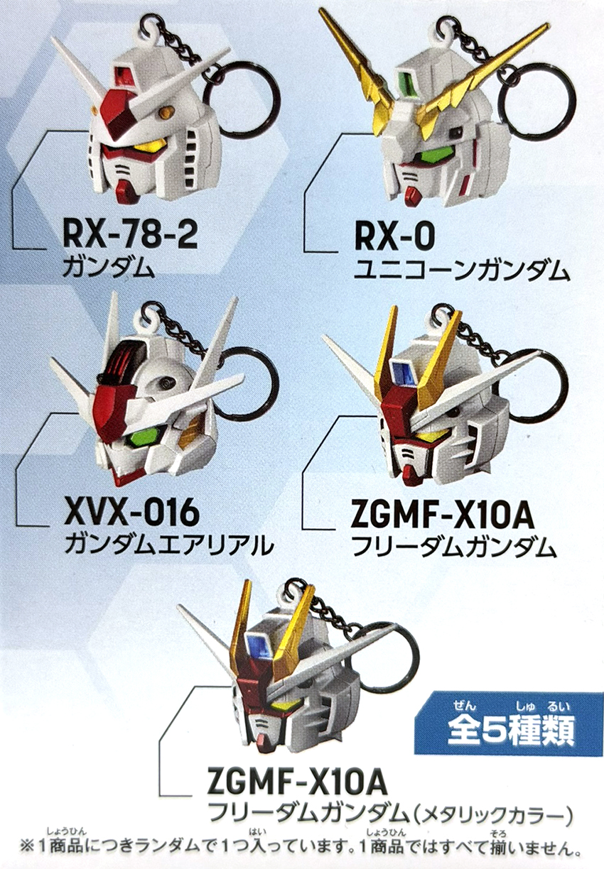 (行版) Bandai SD高達頭鎖匙扣 SD Gundam Head Key Chain
