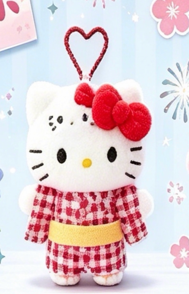 [7月尾到貨] Sanrio 7月新款和服浴衣公仔掛件系列