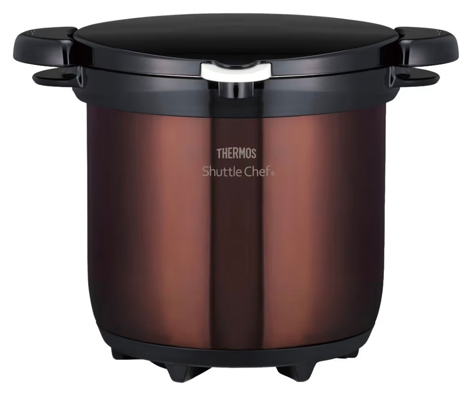 膳魔師THERMOS 真空保溫燜燒鍋Shuttle Chef 4.5升(4~6人用) 棕色 #入伙禮物 Th3046