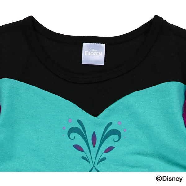 🇯🇵預訂 日本直送🇯🇵三色Frozen造型短袖印花薄紗短袖連身裙