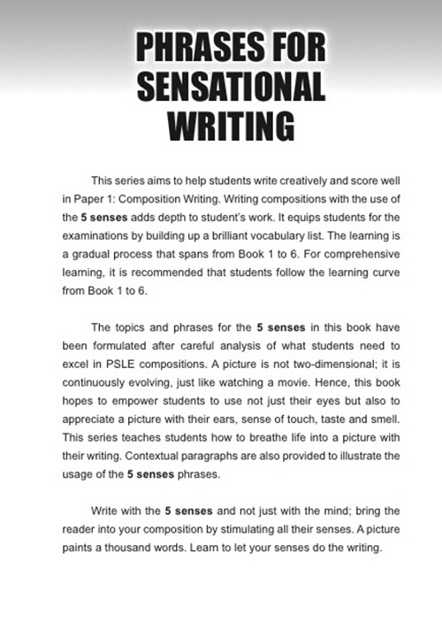 Phrases for Sensational Writing 6