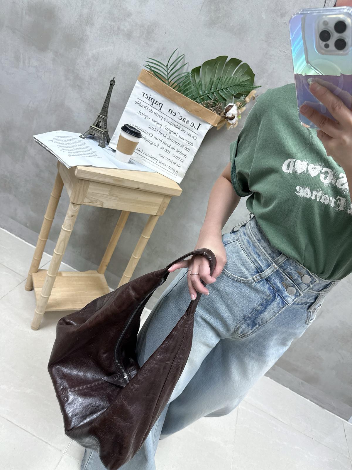 B15 雙層腰洗水牛仔褲