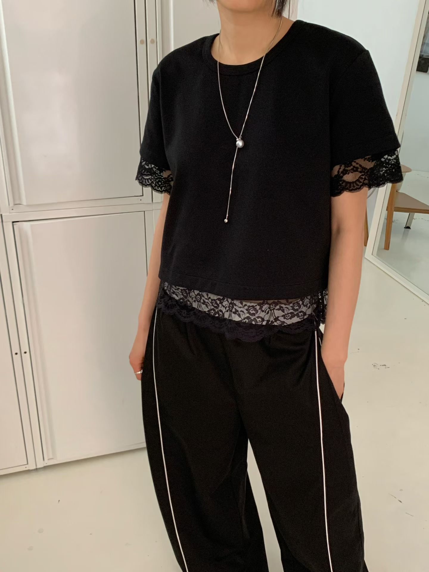 A street  lace 腳Top