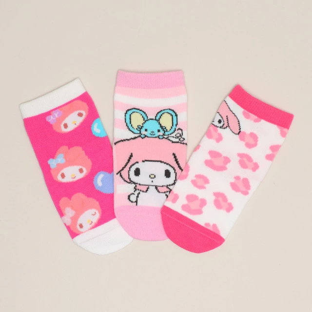 🆕【⭐訂購⭐】🌀 🇯🇵 日本直送 #Sanrio 短襪3對組套裝［6款選］🌀[ELCA-0009][260309]