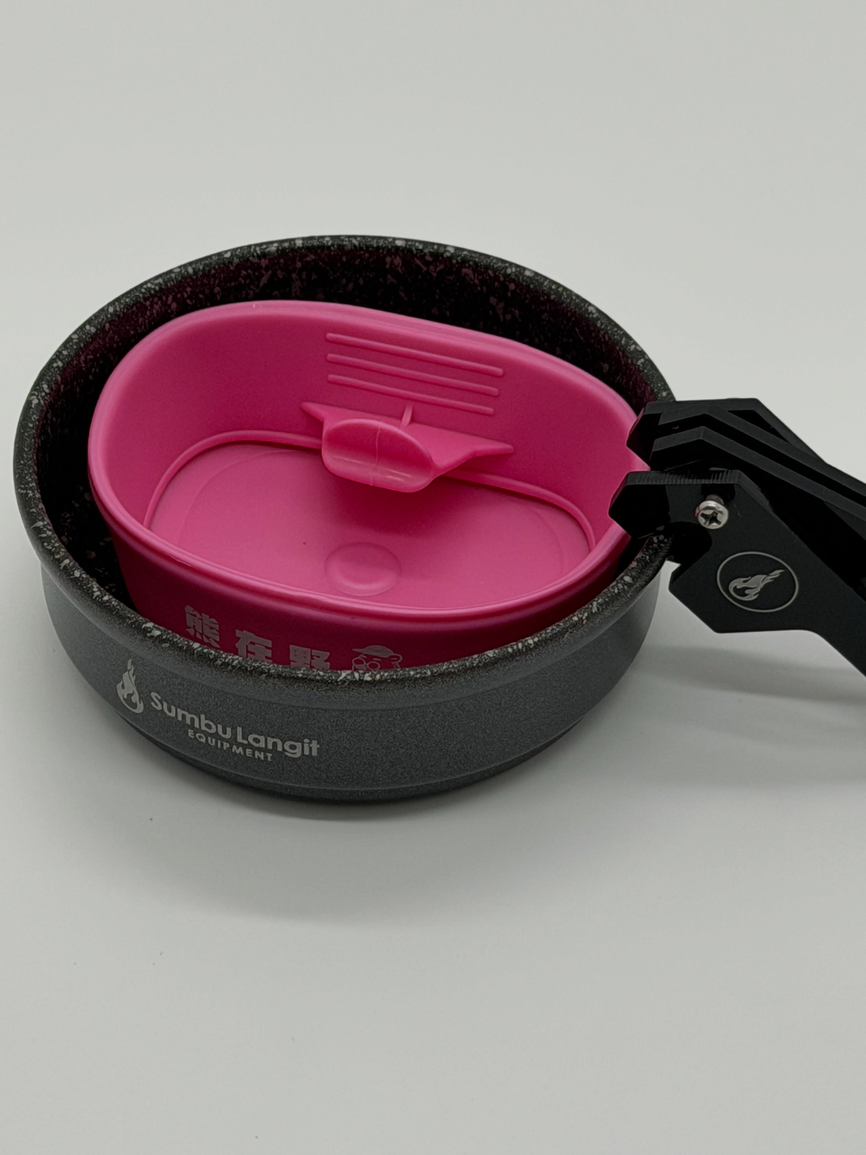 印尼品牌SUMBU LANGIT FRY PAN NON STICK 陶瓷大理石塗層 小煎鍋 煎Pan  (已附品牌亞加力膠小夾子）