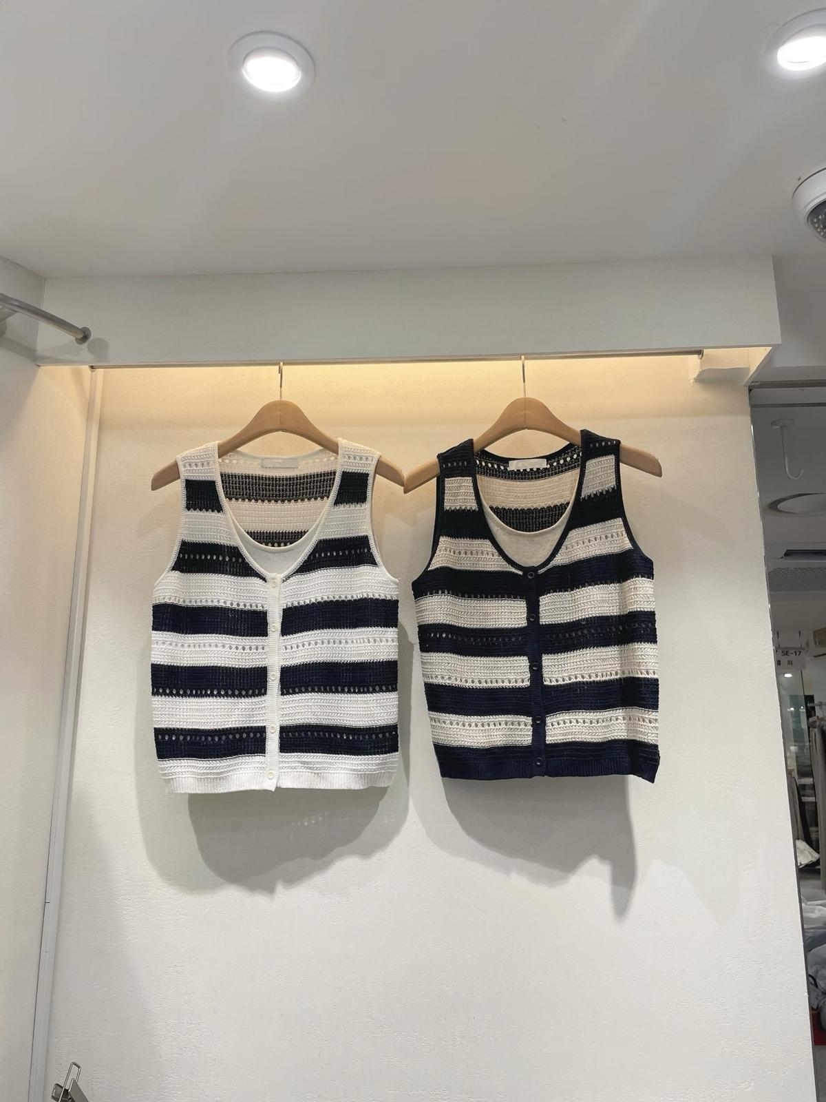 T15假兩件橫間Top