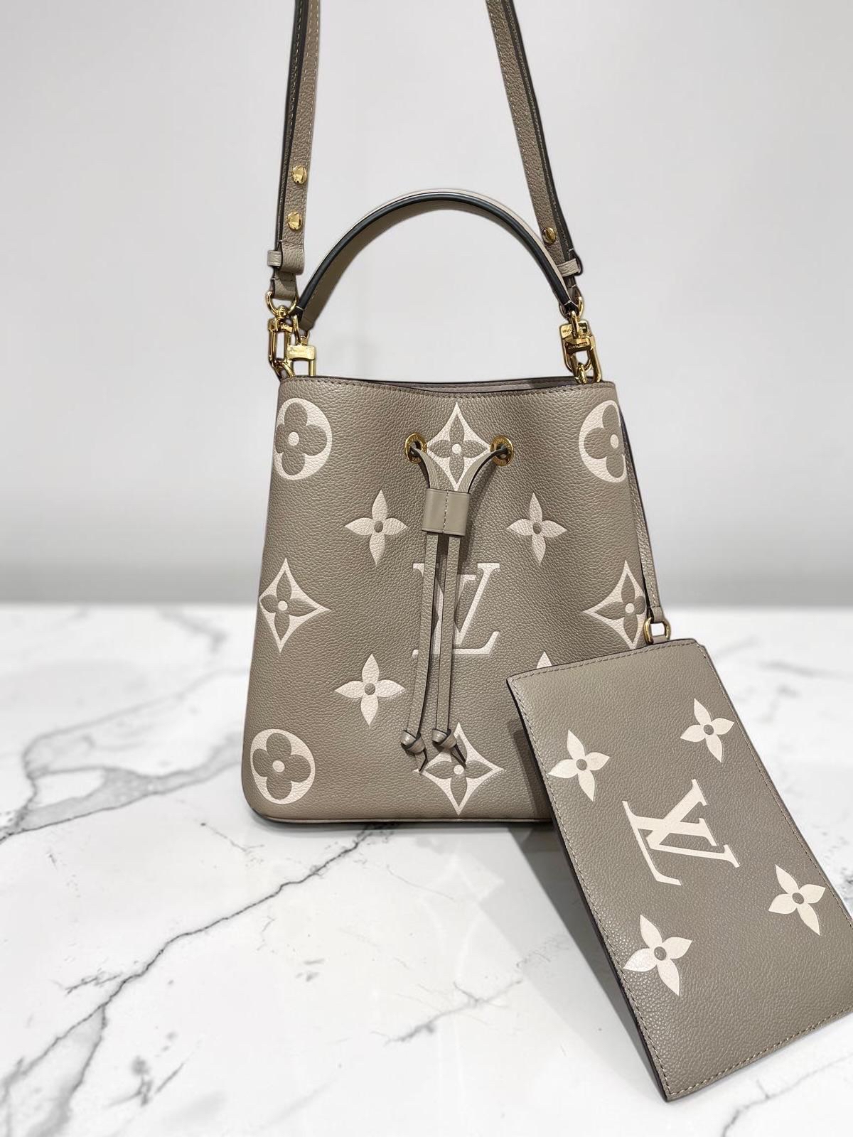 Lv neonoe mm M45555 Monogram Empreinte 牛皮bucket bag 100%Authentic,99%new ✅收據✅NFC✅pouch✅防塵袋