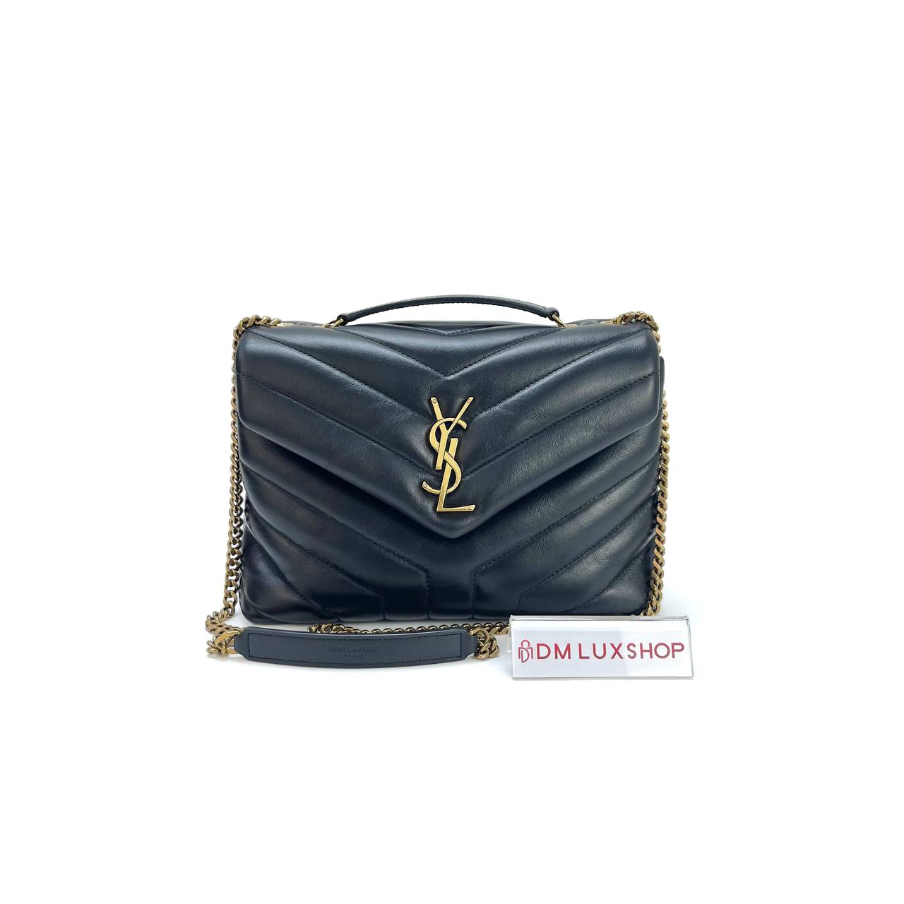 YSL Black Small LouLou GHW 