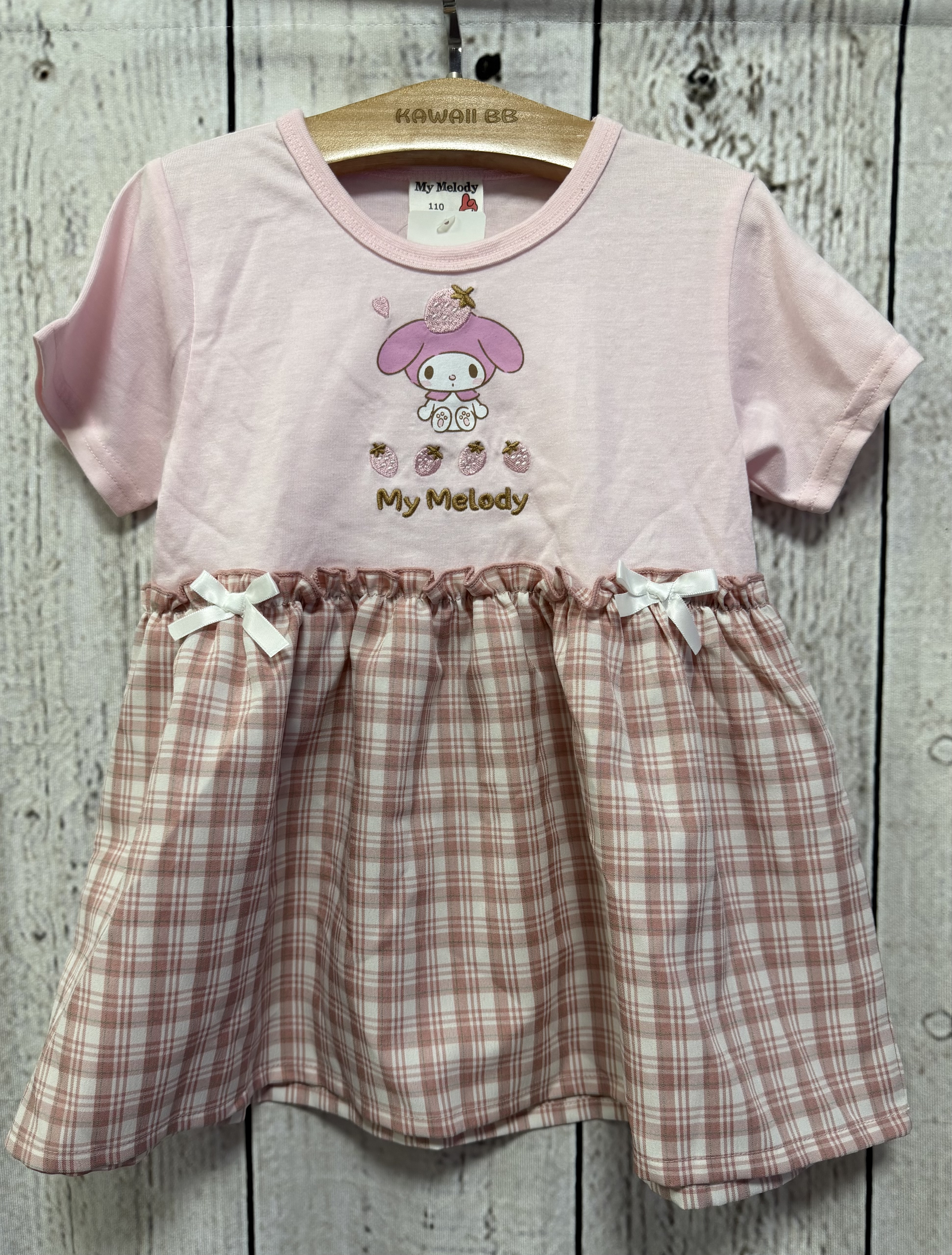 <門市現貨清貨 🈹>Melody刺繡圖案裙仔短袖衫(154202)