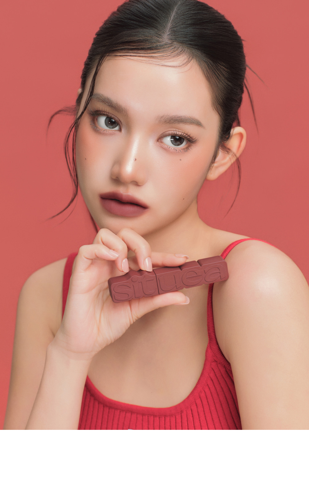 situea - Airy Mousse Velvet 105 Sober Red