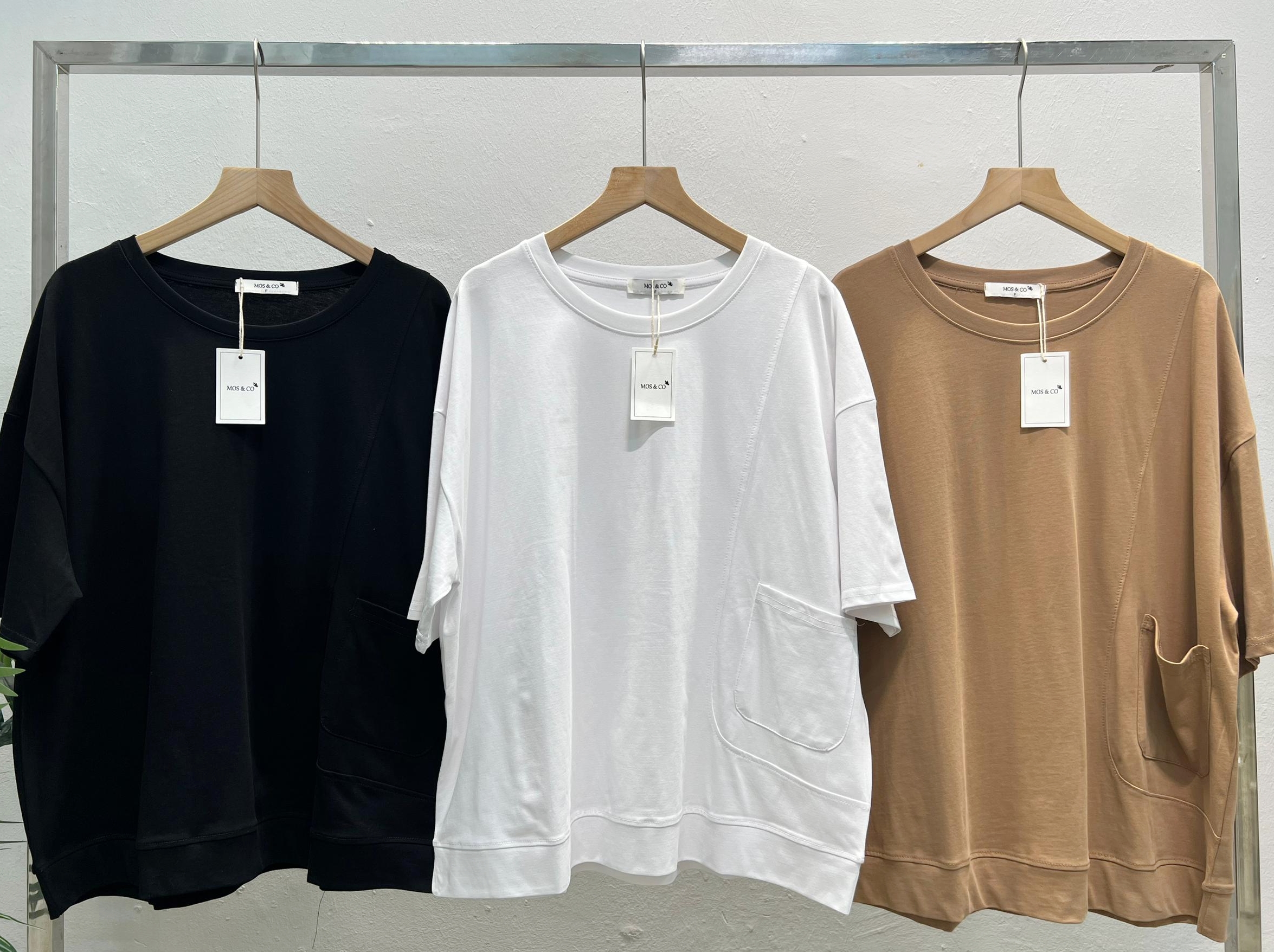 2688 Basic Tee Bottom  Pocket