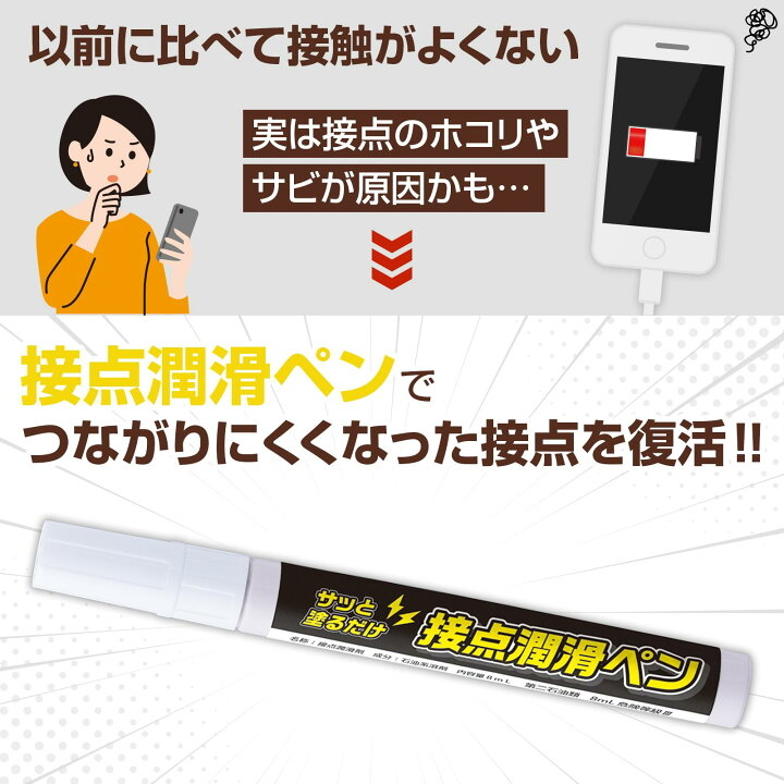 COMOLIFE日本製接觸點潤滑筆8ml