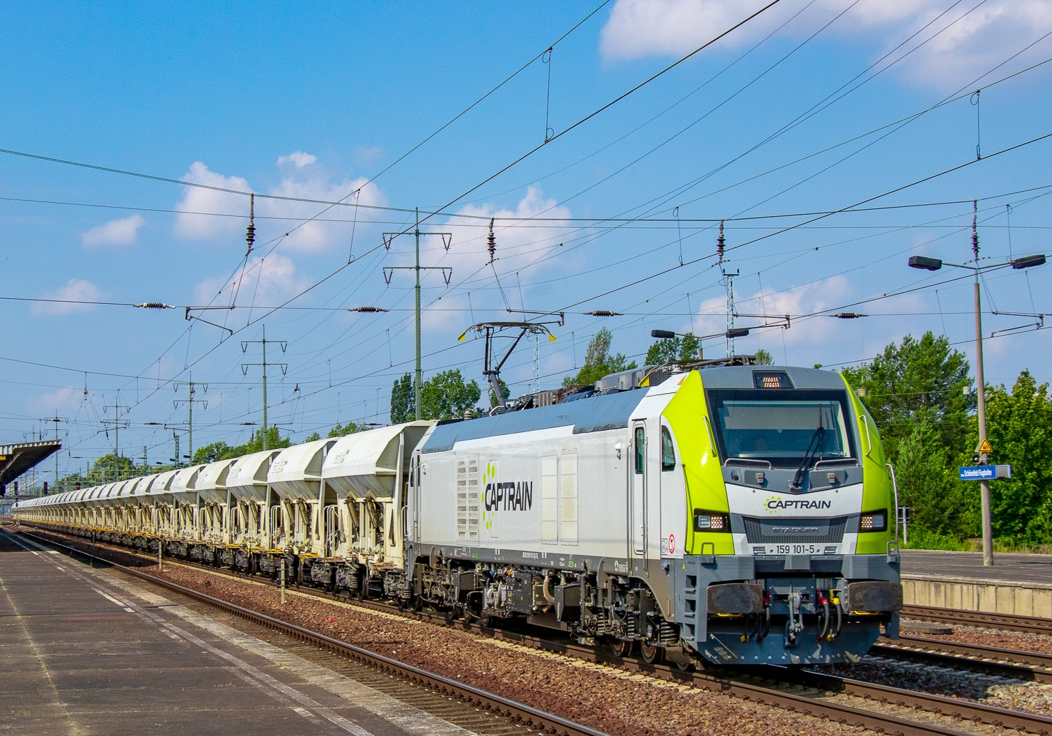 Sudexpress N比例 STADLER Euro Dual locomotive BR 159 of the Captrain Analog模擬