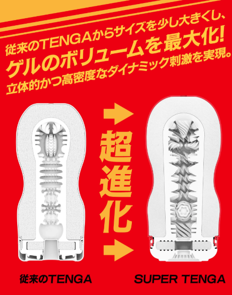 SUPER TENGA 飛機杯 ( #01 #02 #03 ）