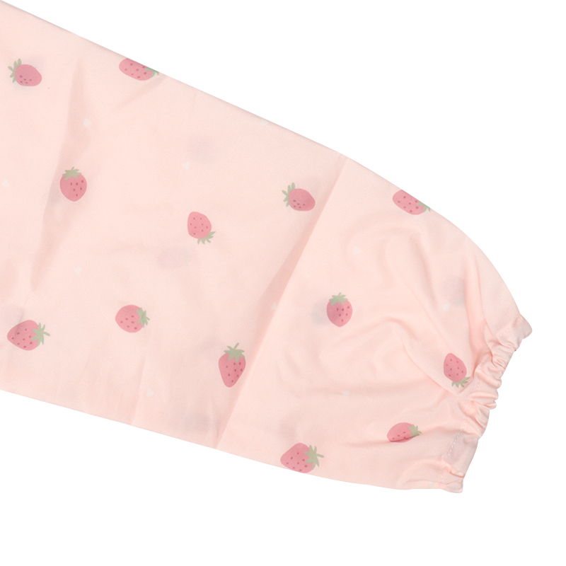 🇯🇵預訂 日本直送🇯🇵草莓滿印長袖沙灘服Messy Play遊戲衣