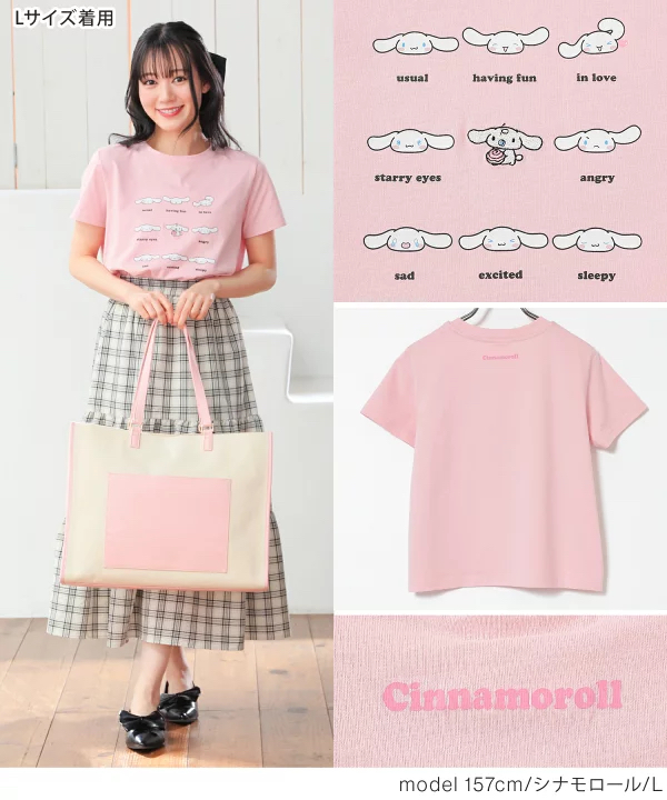 日本預訂📍日本Sanrio得意表情圖案短袖Tee