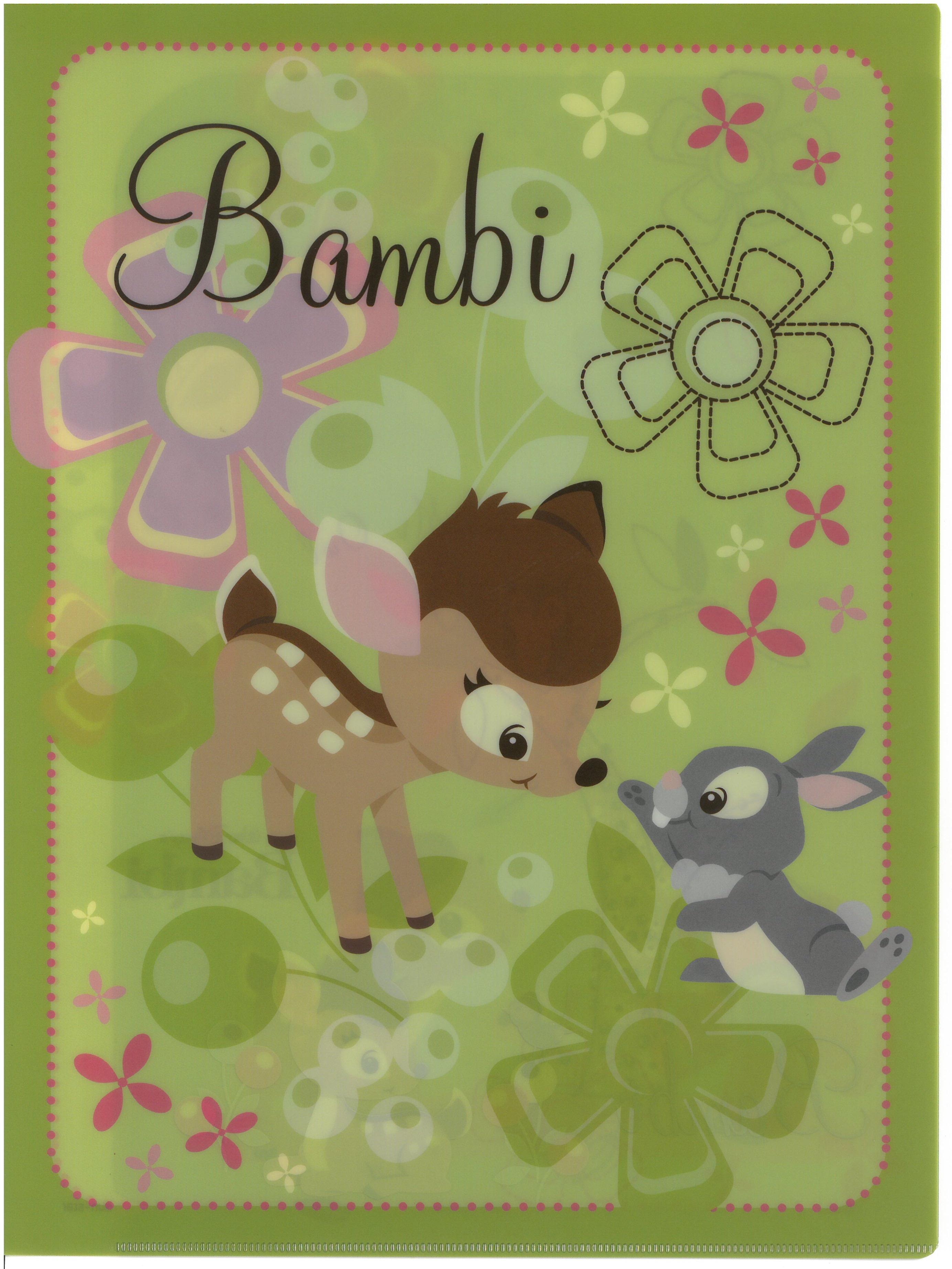 Bambi小鹿斑比A4雙開文件夾 (2129-841)