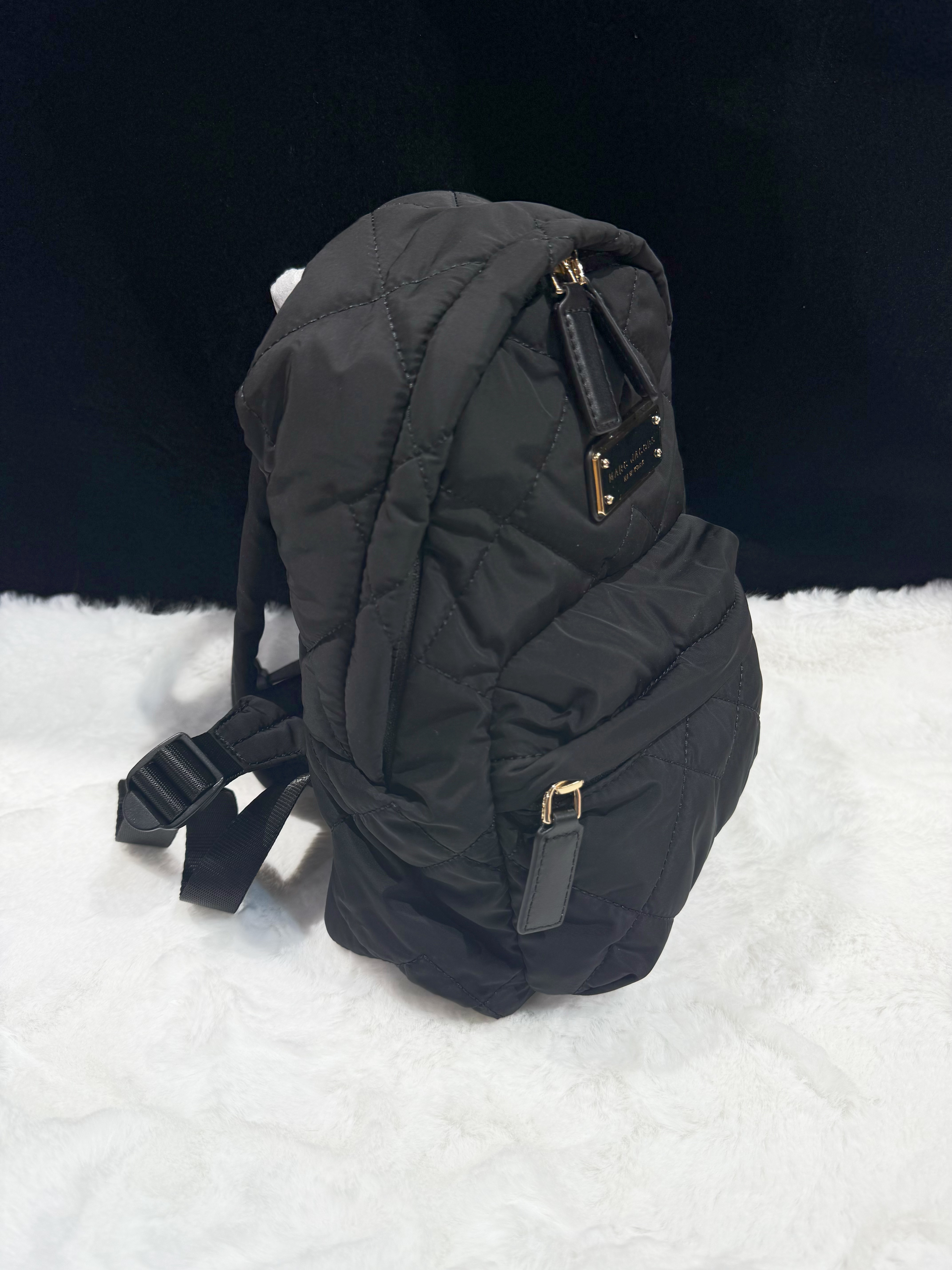 Marc Jacobs nylon quilted bp S blk