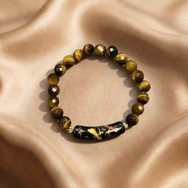 Yellow Tiger Eye Crystal Bracelet 