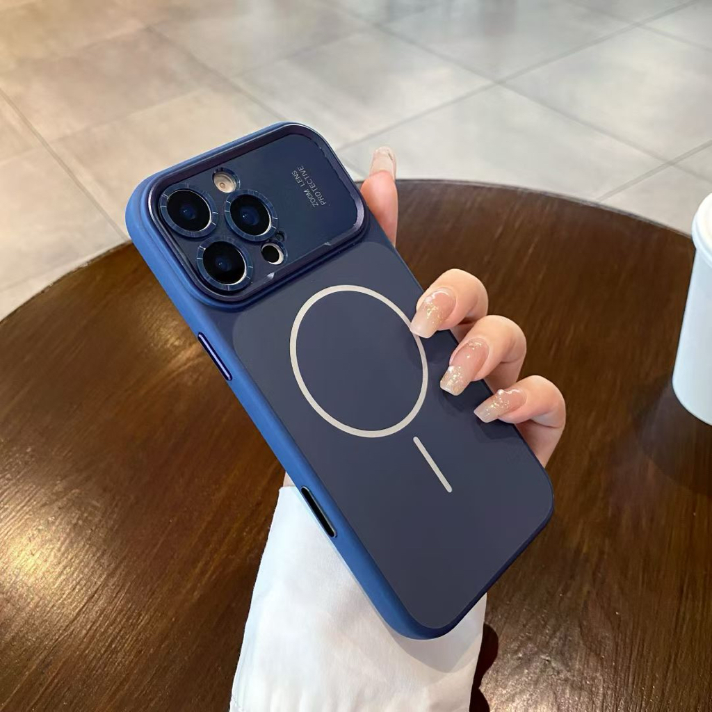 iPhone 16 Pro/ 16 Pro Max 原机精孔MagSafe磁吸壳 | 镜头全包防护 | 软边硬背 | 独立相机按键