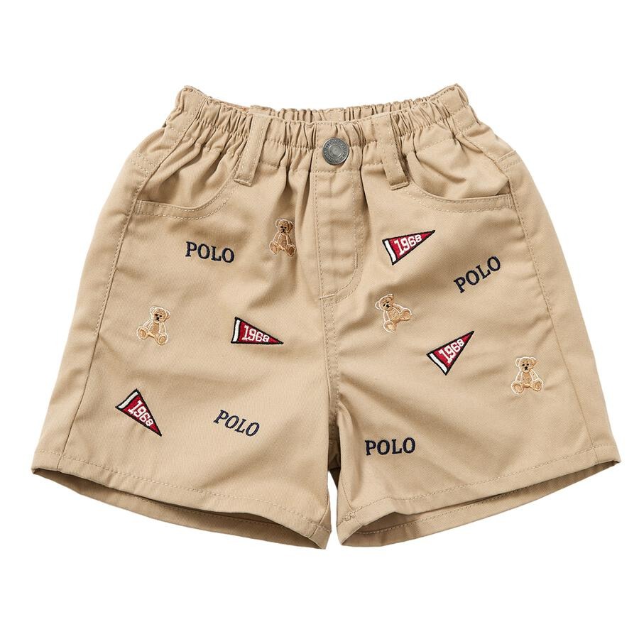 Polo Baby 圖案短褲 2色可選 80/90cm