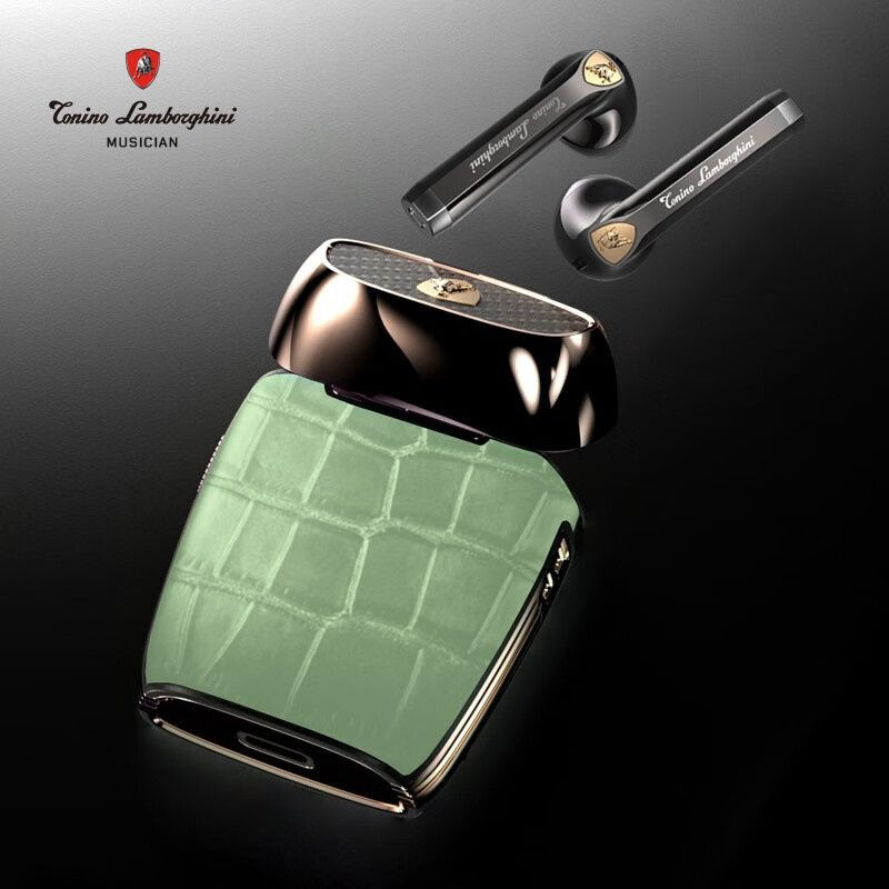 Tonino Lamborghini | 林寶堅尼 鱷魚紋皮紋理 TL69 真無線藍牙耳機