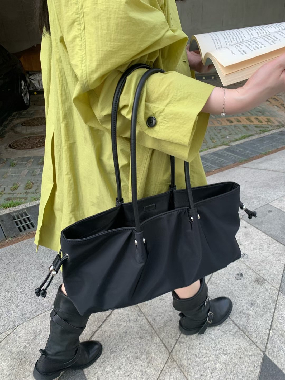 Elegant Nylon Long Bag