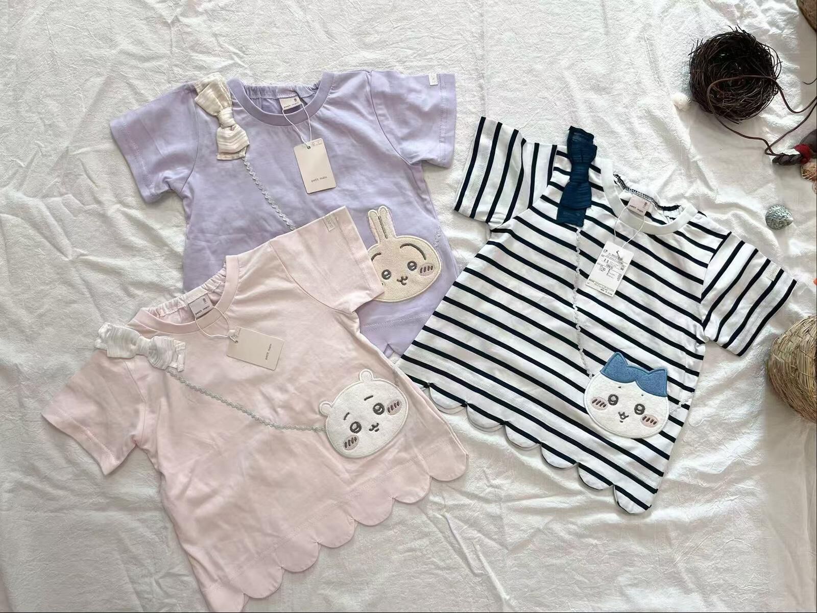 Chiikawa x Petit main 童裝短袖 - 1件 現貨