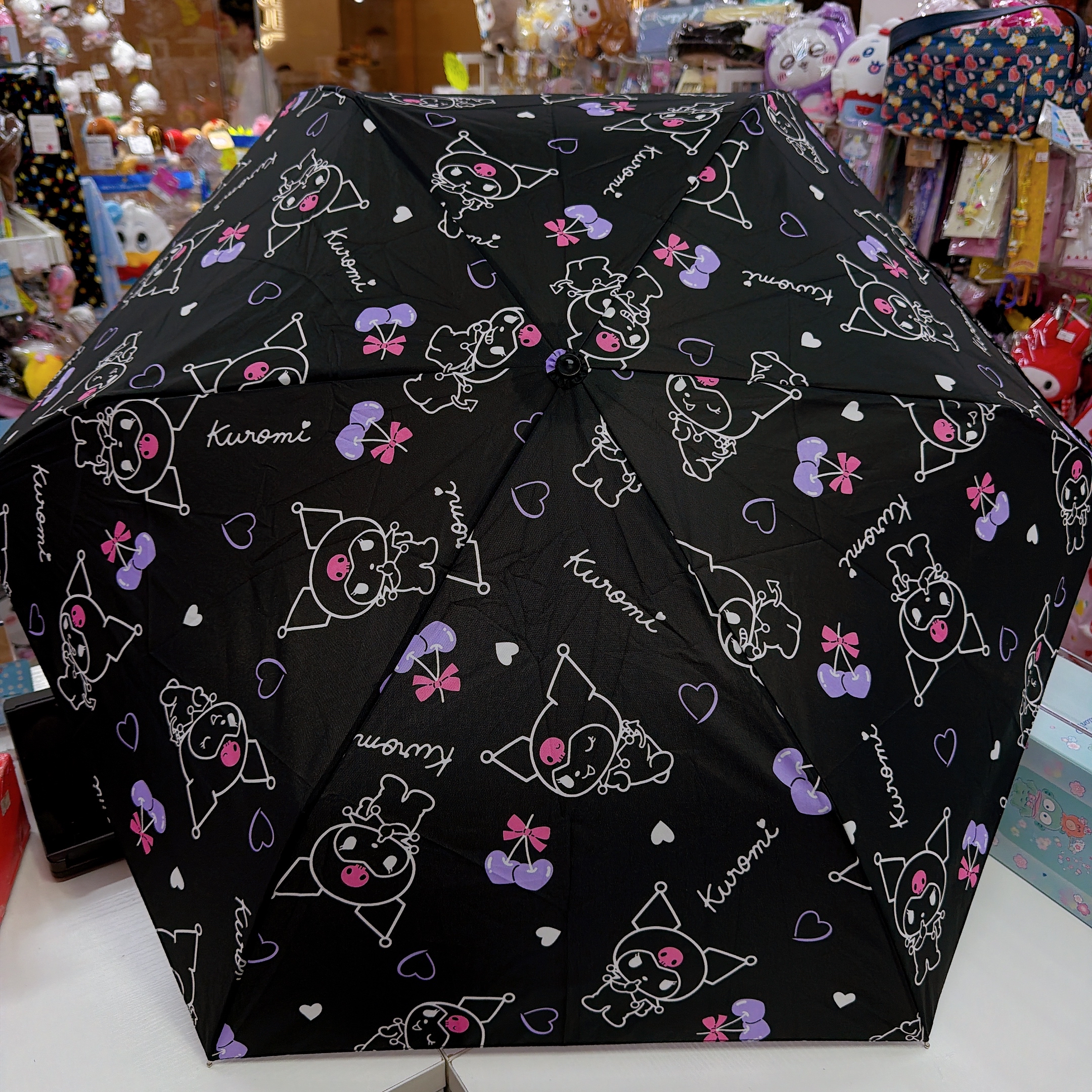 日本直送Sanrio 防uv縮骨遮