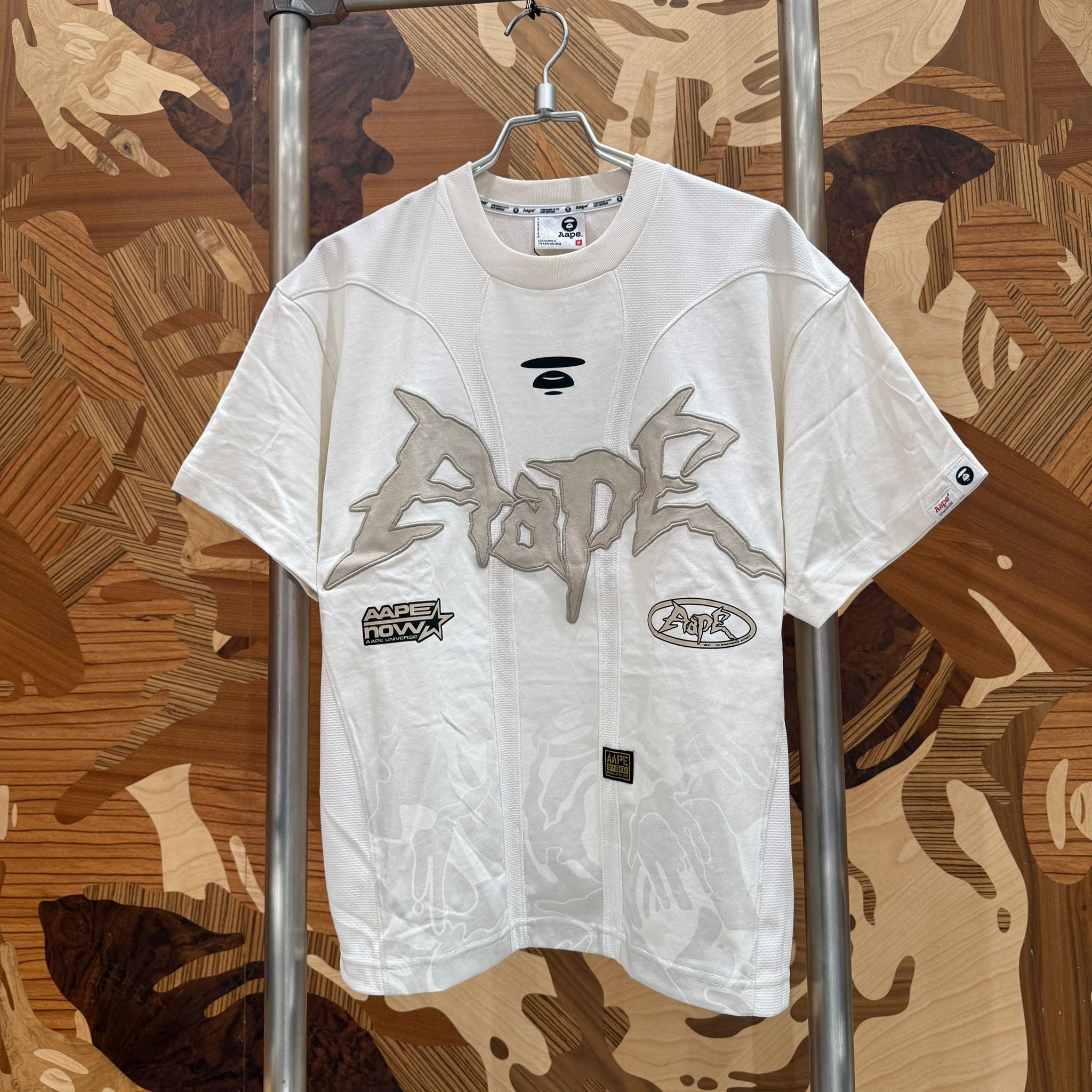 AAPE Relaxed fit AAPENOW moonface tee (1866) 寬鬆版
