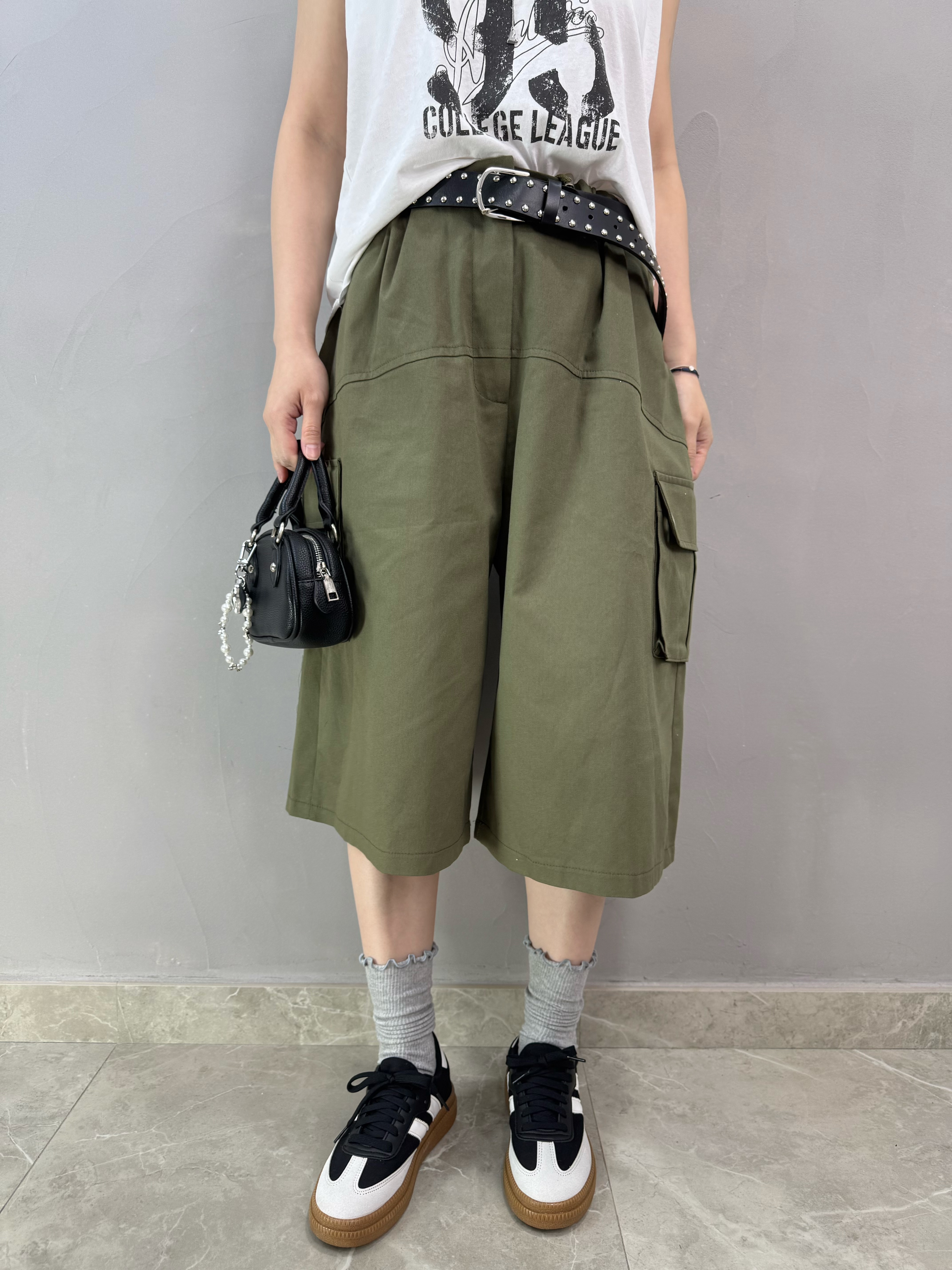 T70 鍋釘6分短褲
