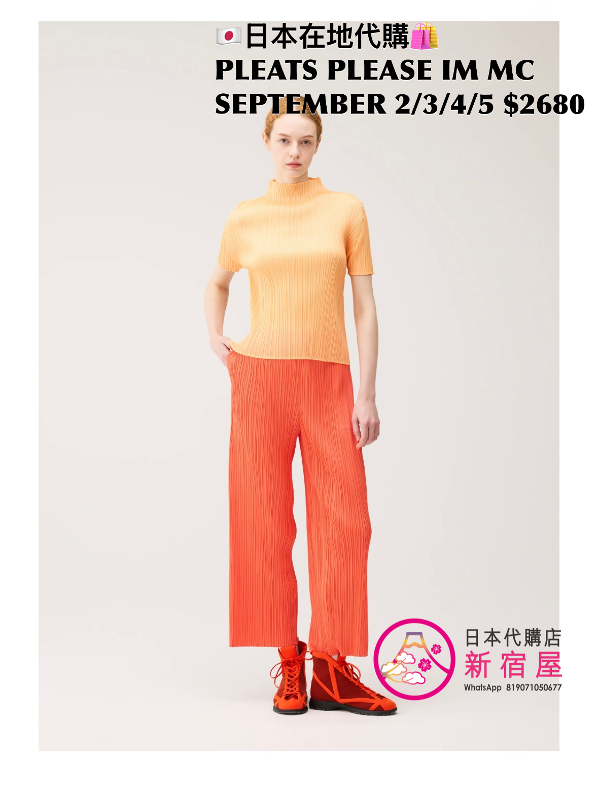 PLEATS PLEASE ISSEY MIYAKE MONTHLY COLORS SEPTEMBER