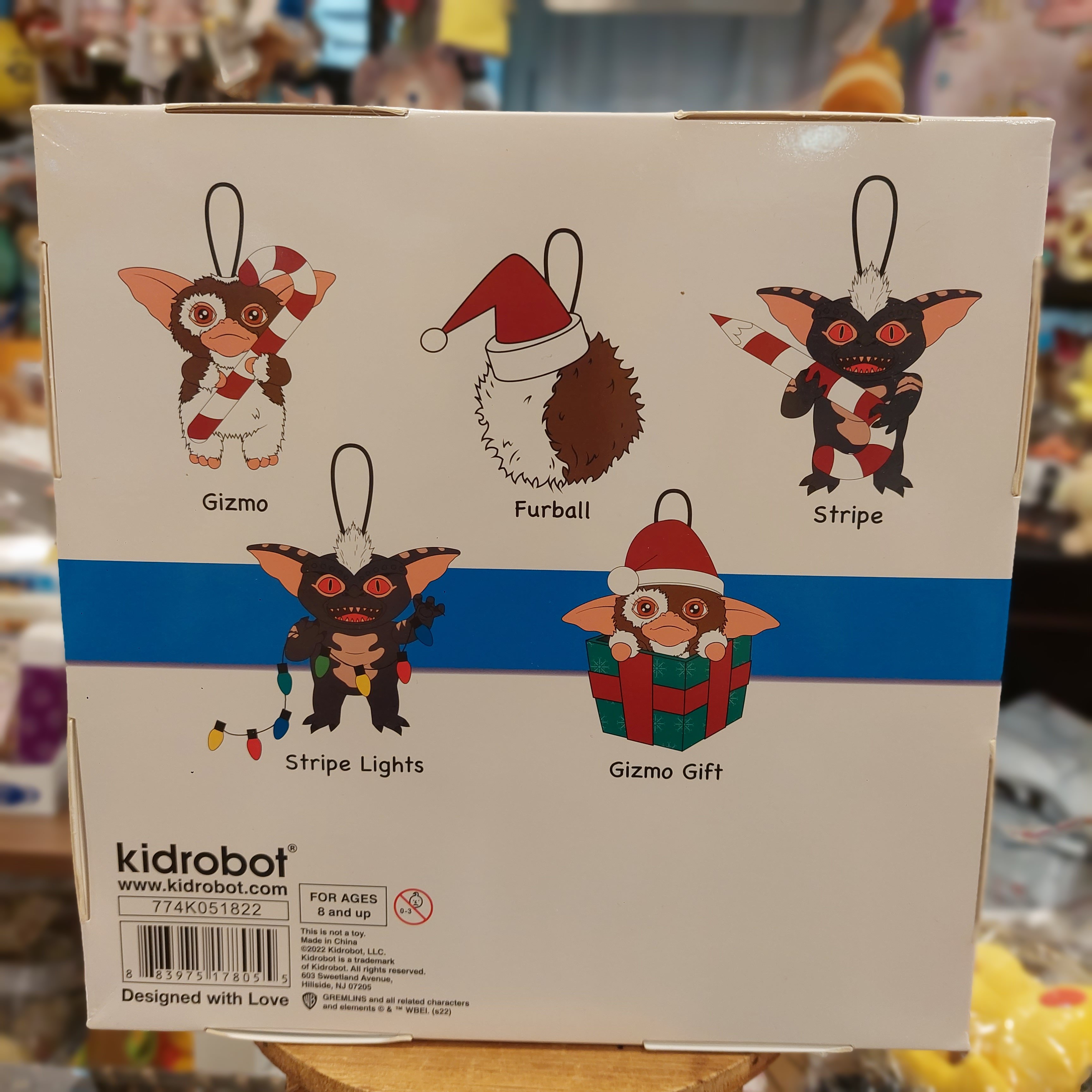 Gremlins Gizmo & Stripe 小魔怪 3吋 毛公仔 掛飾 Box Set